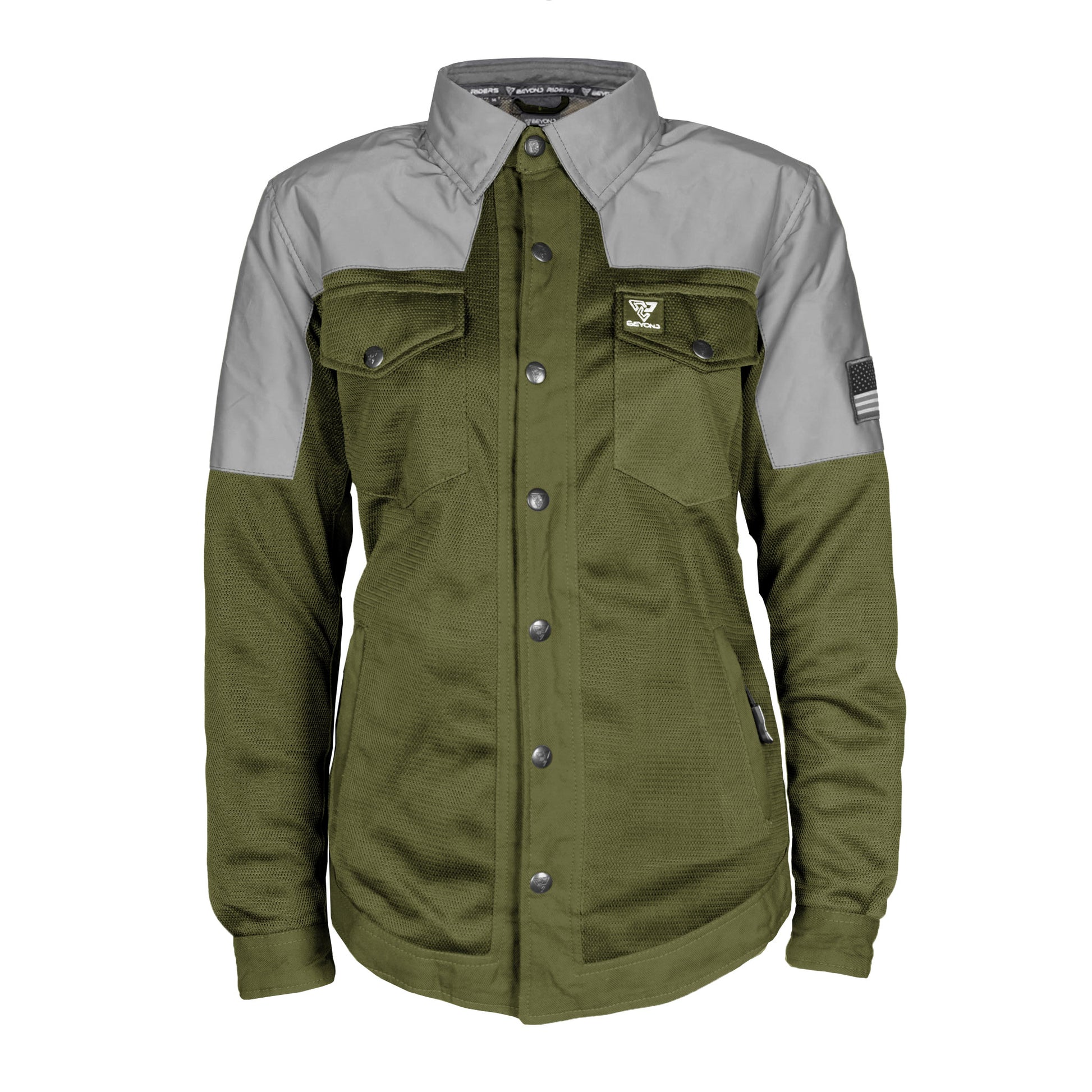 Summer Mesh Reflective Shirt Army Green Eclipse for Women Army Green Eclipse / L Summer Mesh Reflective Shirt Army Green Eclipse for Women Army Green Eclipse / L