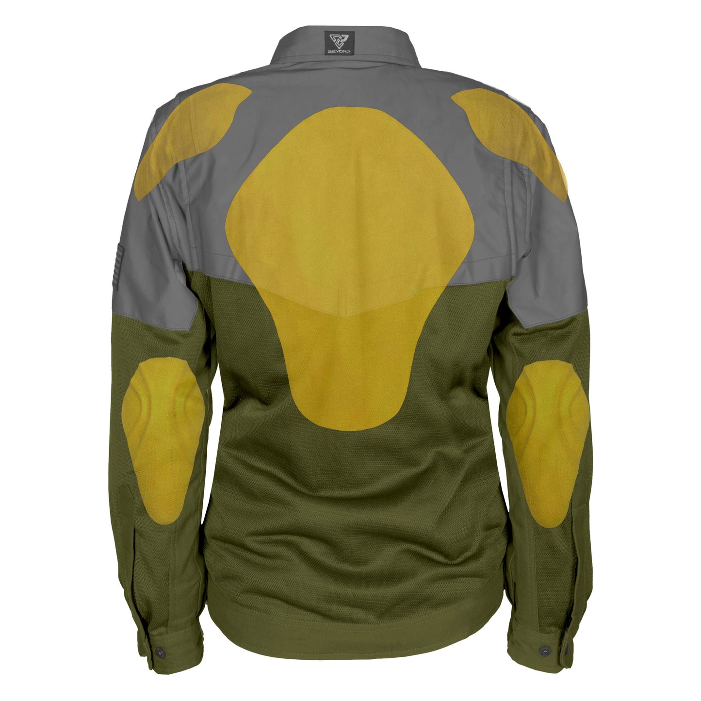 Summer Mesh Reflective Shirt Army Green Nebula for Women - with Pads