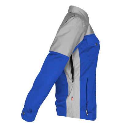 Summer Mesh Reflective Shirt Blue Eclipse for Women - with Pads