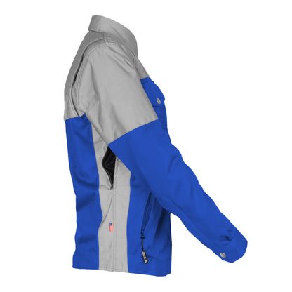 Summer Mesh Reflective Shirt Blue Eclipse for Women - with Pads