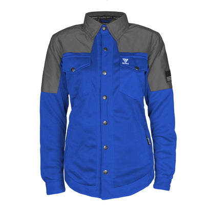 Summer Mesh Reflective Shirt Blue Nebula for Women - with Pads