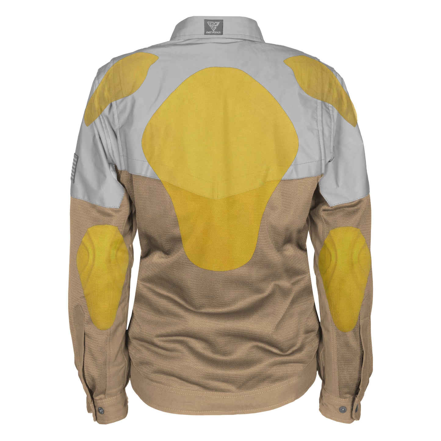 Summer Mesh Reflective Shirt Camel Eclipse for Women - with Pads