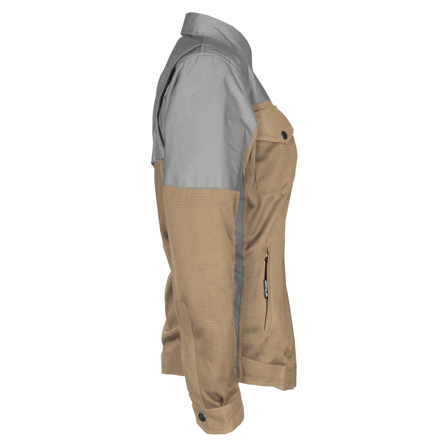 Summer Mesh Reflective Shirt Camel Eclipse for Women - with Pads