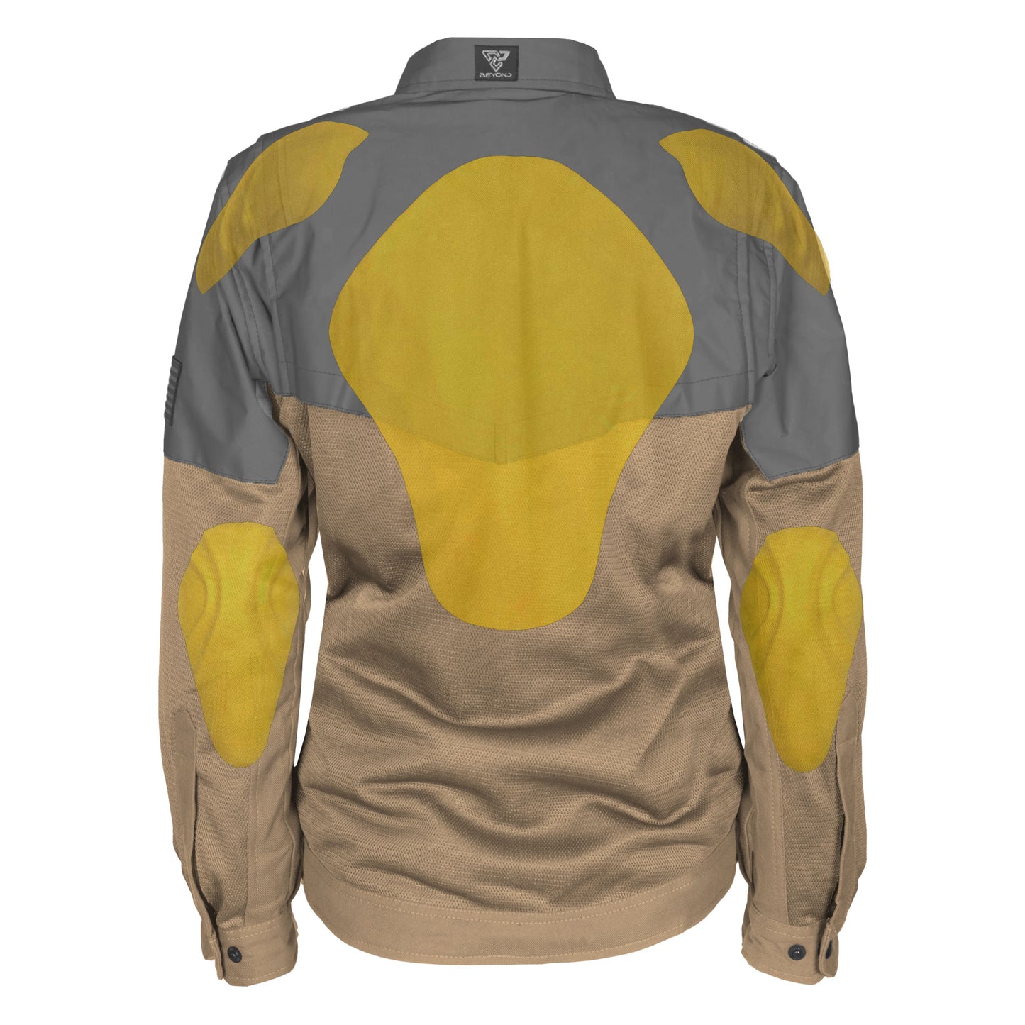 Summer Mesh Reflective Shirt Camel Nebula for Women - with Pads