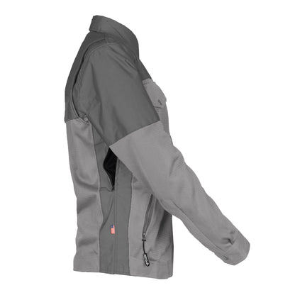 Summer Mesh Reflective Shirt Dark Grey Nebula for Women - with Pads