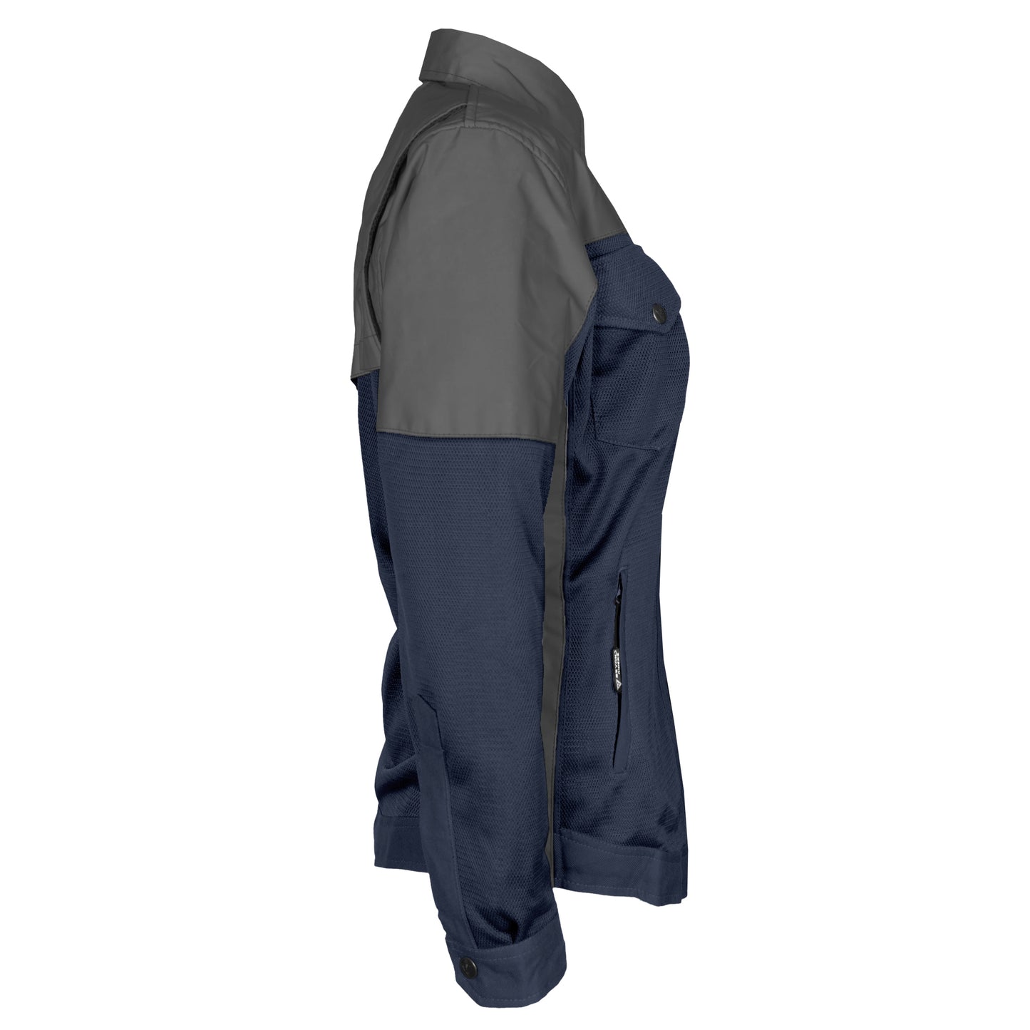 Summer Mesh Reflective Shirt Navy Blue Nebula for Women - with Pads