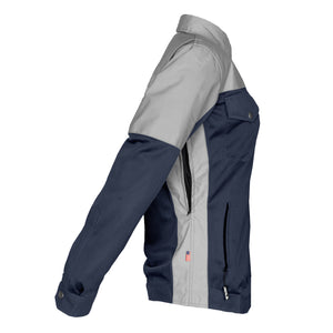 Summer Mesh Reflective Shirt Navy Blue Eclipse for Women - with Pads