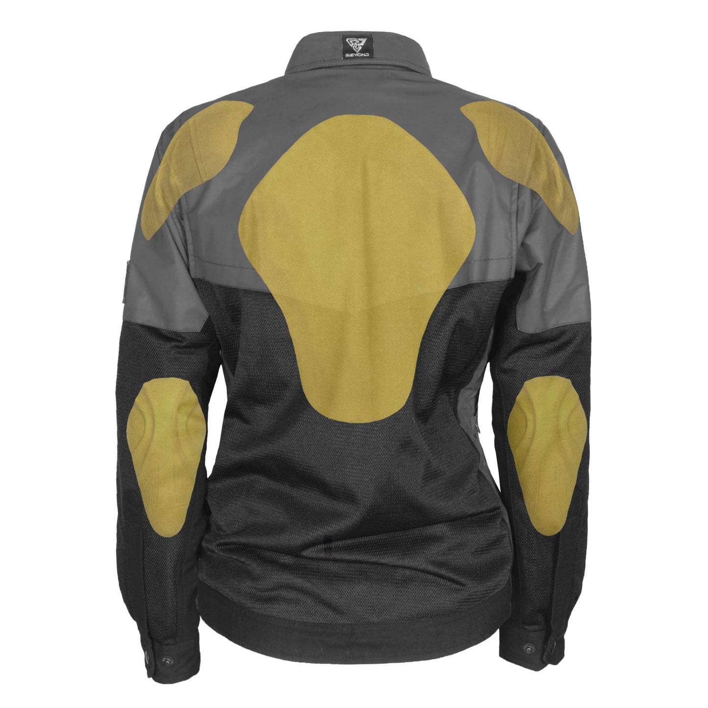 Summer Mesh Reflective Shirt "Nightfall Nebula" for Women - Black with Pads
