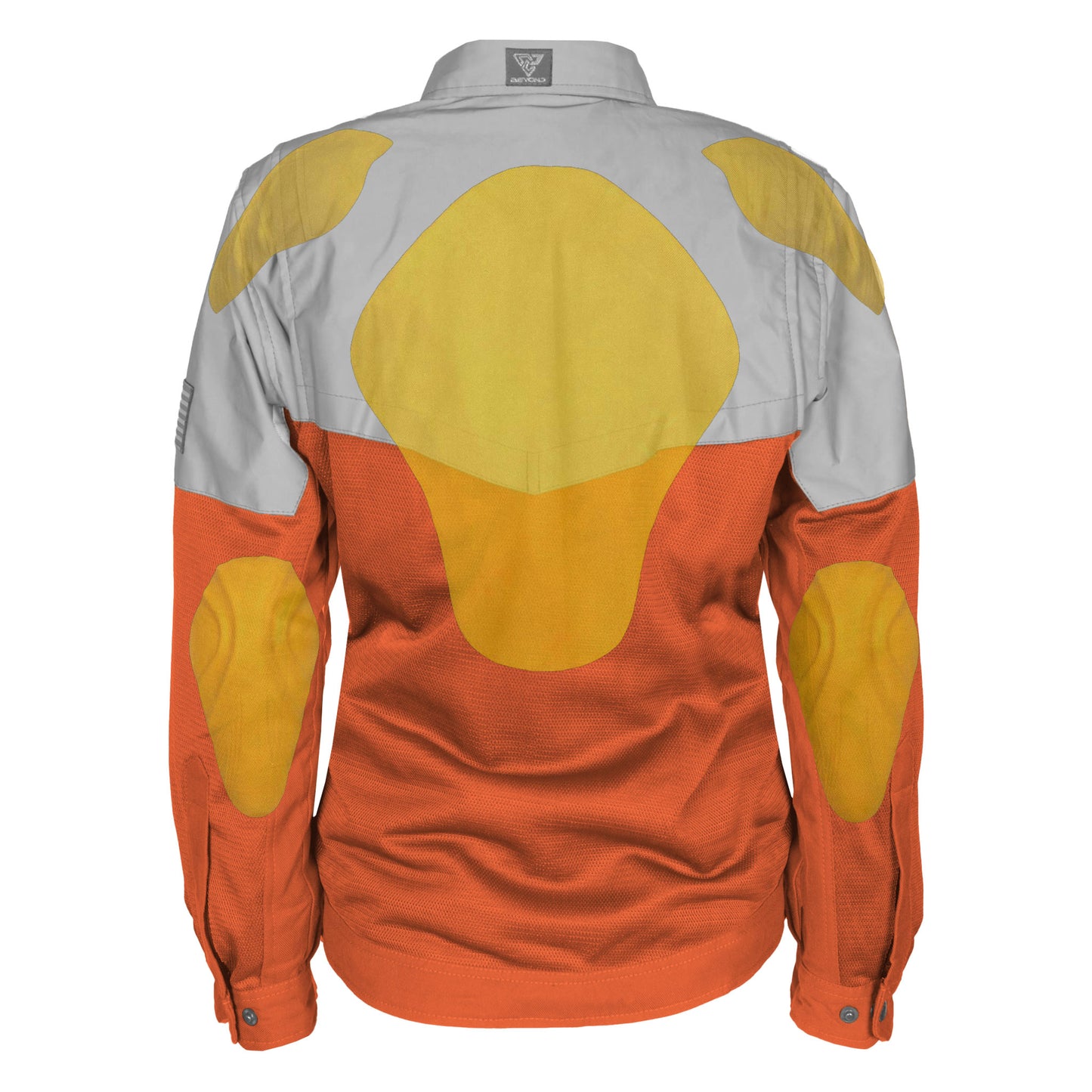 Summer Mesh Reflective Shirt Orange Eclipse for Women - with Pads