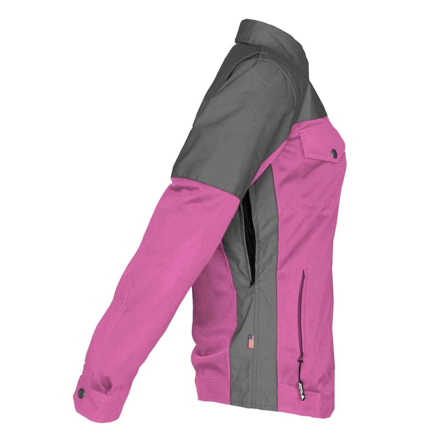 Summer Mesh Reflective Shirt Pink Nebula for Women - with Pads