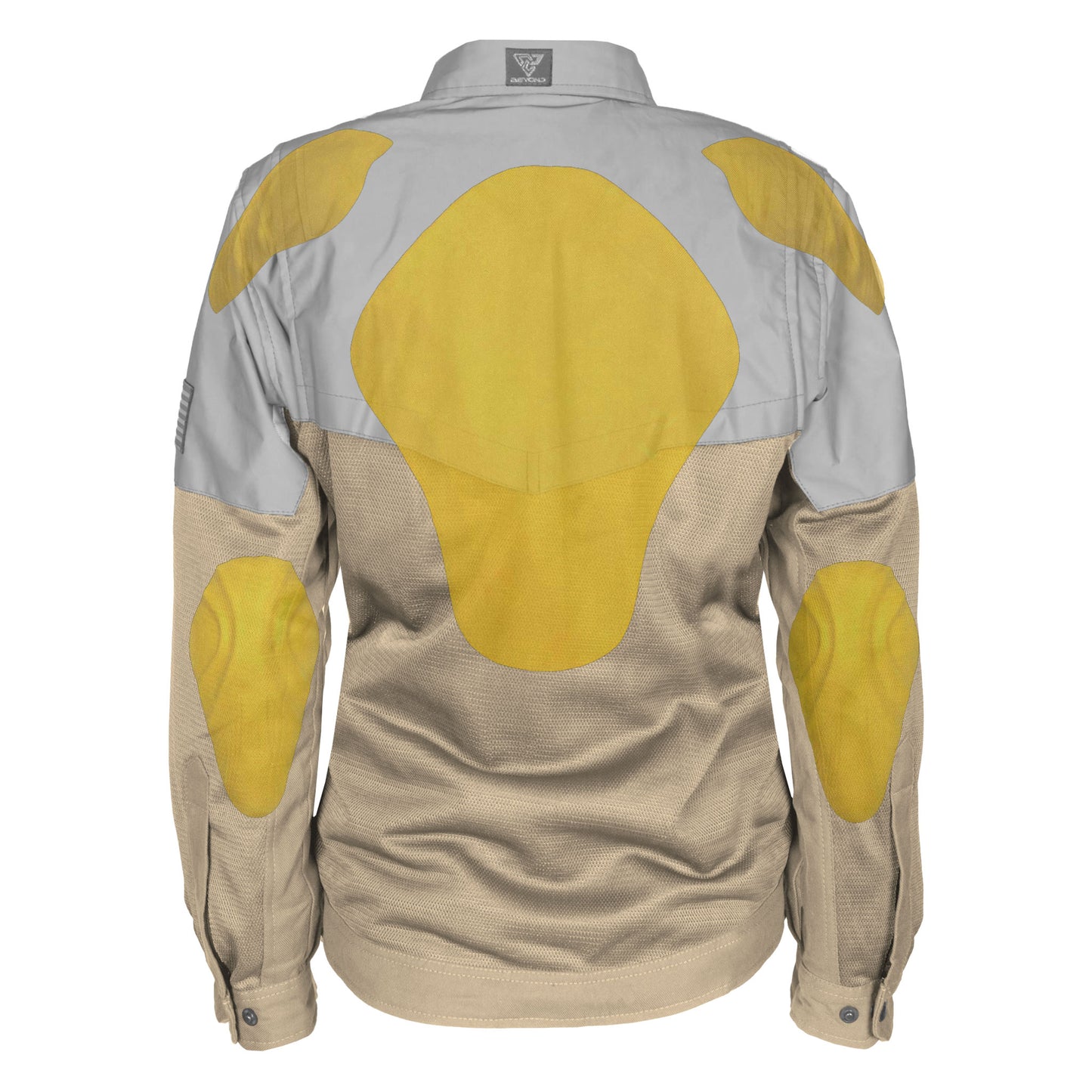 Summer Mesh Reflective Shirt Khaki Eclipse for Women - with Pads