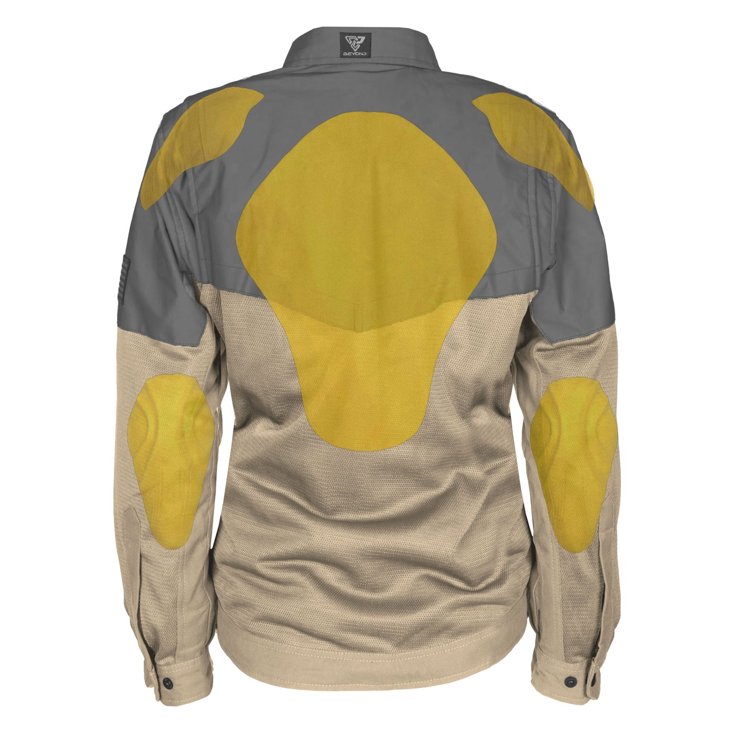 Summer Mesh Reflective Shirt Khaki Nebula for Women - with Pads