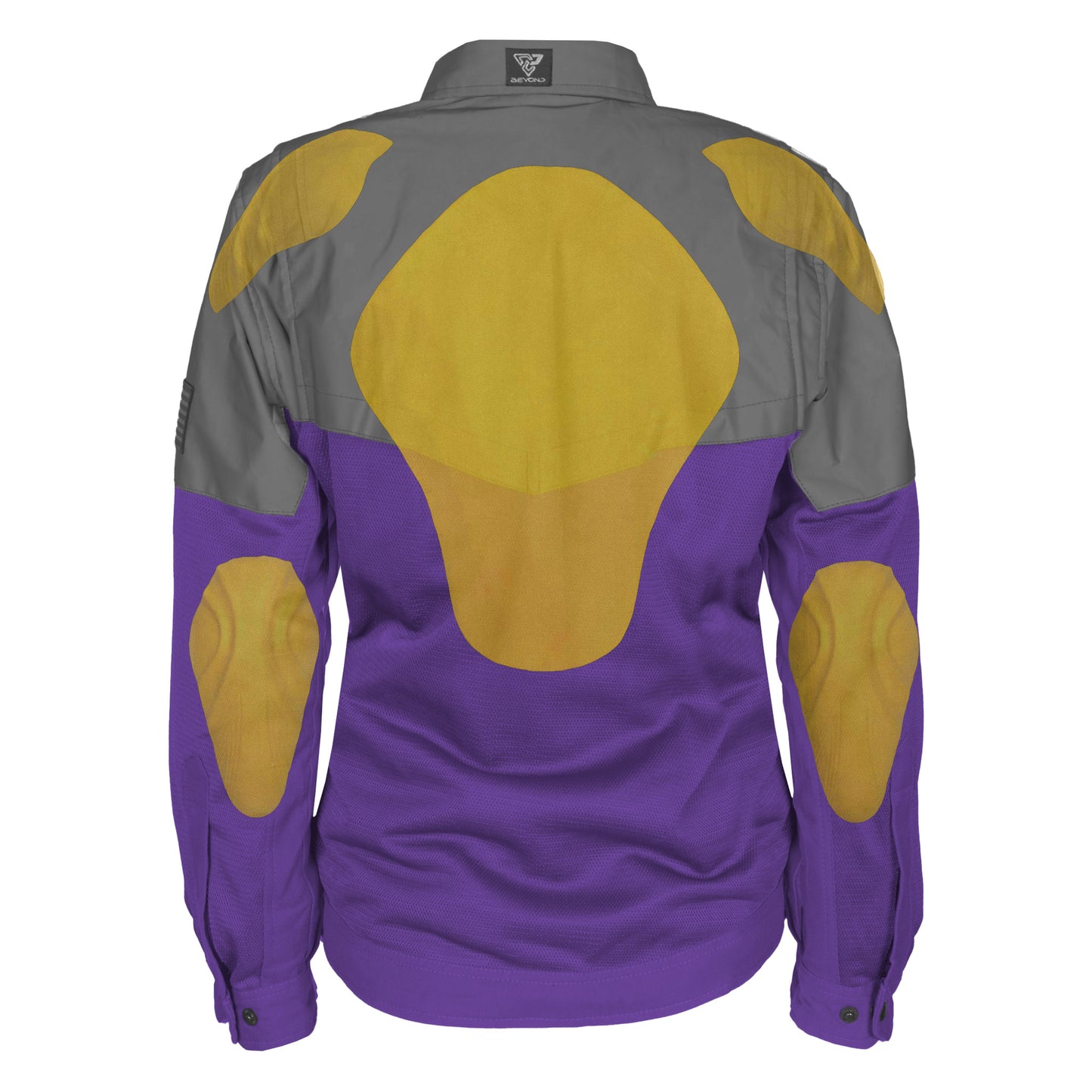 Summer Mesh Reflective Shirt Purple Nebula for Women - with Pads