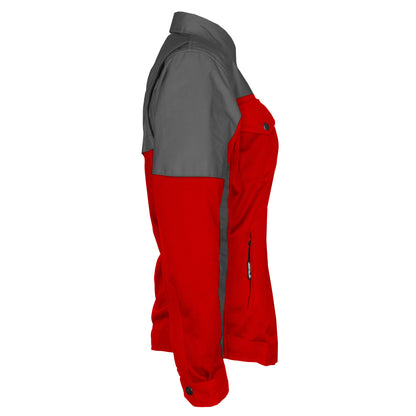 Summer Mesh Reflective Shirt Red Nebula for Women - with Pads