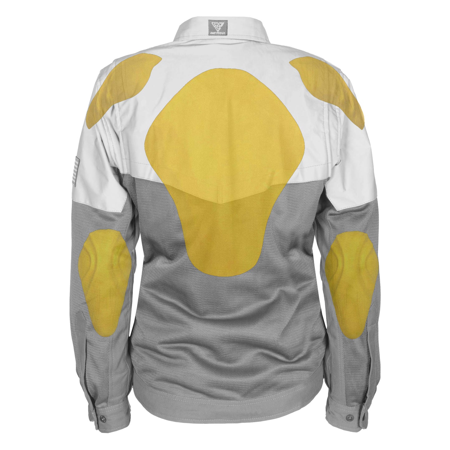 Summer Mesh Reflective Shirt "Twilight Titanium" for Women - Gray and Silver with Pads