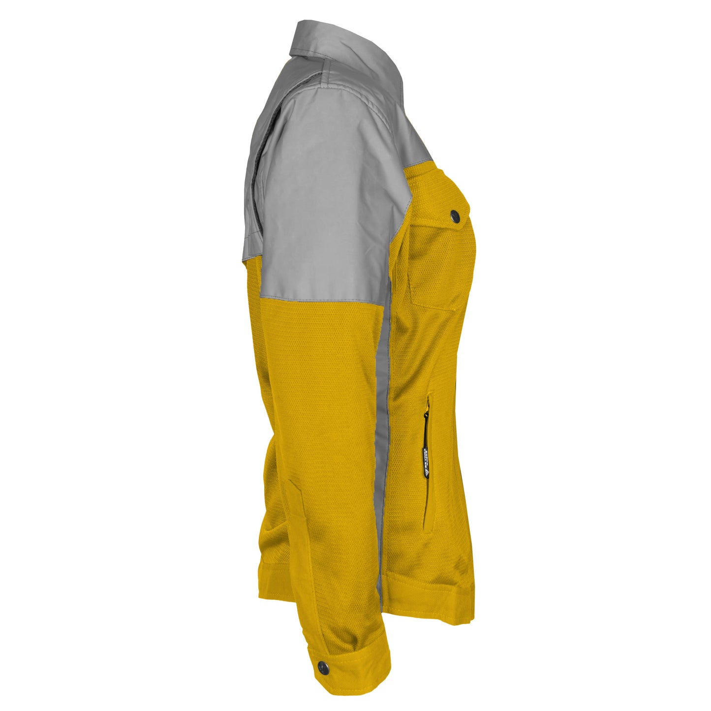 Summer Mesh Reflective Shirt Yellow Eclipse for Women - with Pads