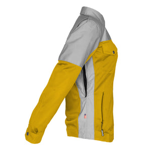 Summer Mesh Reflective Shirt Yellow Eclipse for Women - with Pads
