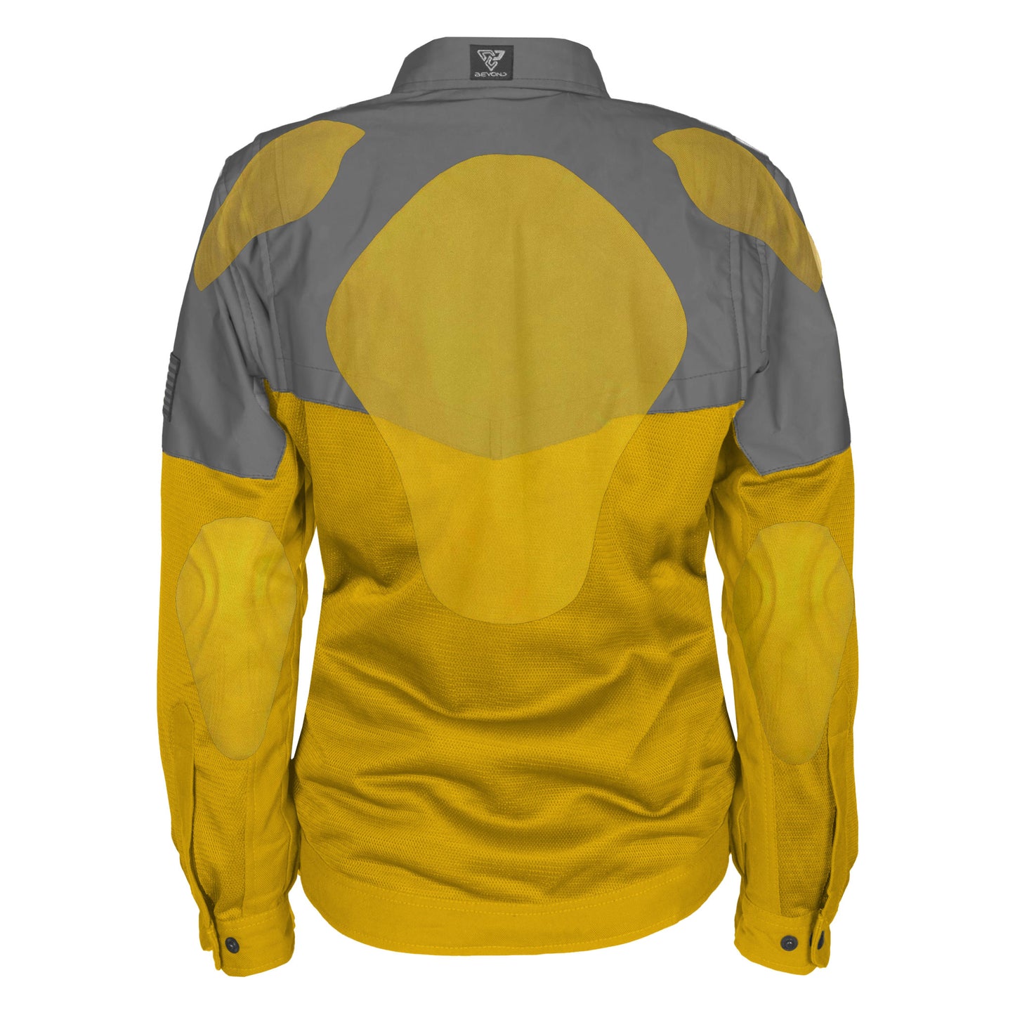 Summer Mesh Reflective Shirt Yellow Nebula for Women - with Pads