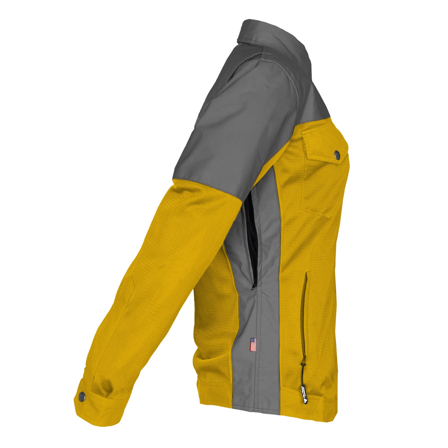 Summer Mesh Reflective Shirt Yellow Nebula for Women - with Pads