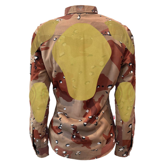 Summer Protective Camouflage Mesh Shirt "Dagger Two" for Women’s - with Pads