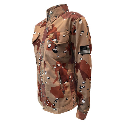 Summer Protective Camouflage Mesh Shirt "Dagger Two" for Women’s - with Pads
