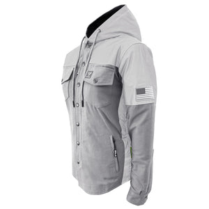 Protective Reflective Flannel Hoodie 
