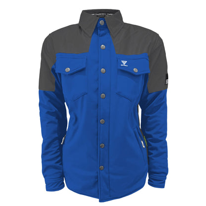 SoftShell Reflective Blue Nebula Winter Jacket for Women - with Pads