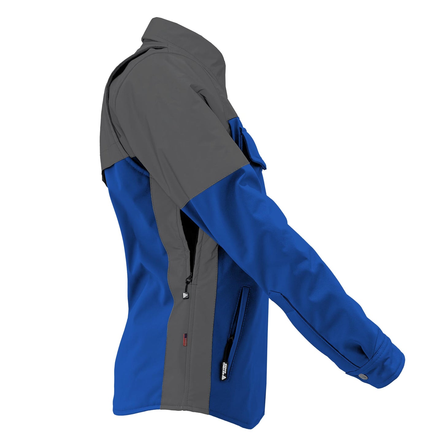 SoftShell Reflective Blue Nebula Winter Jacket for Women - with Pads