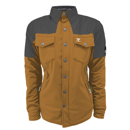 SoftShell Reflective Mustard Nebula Winter Jacket for Women - with Pads