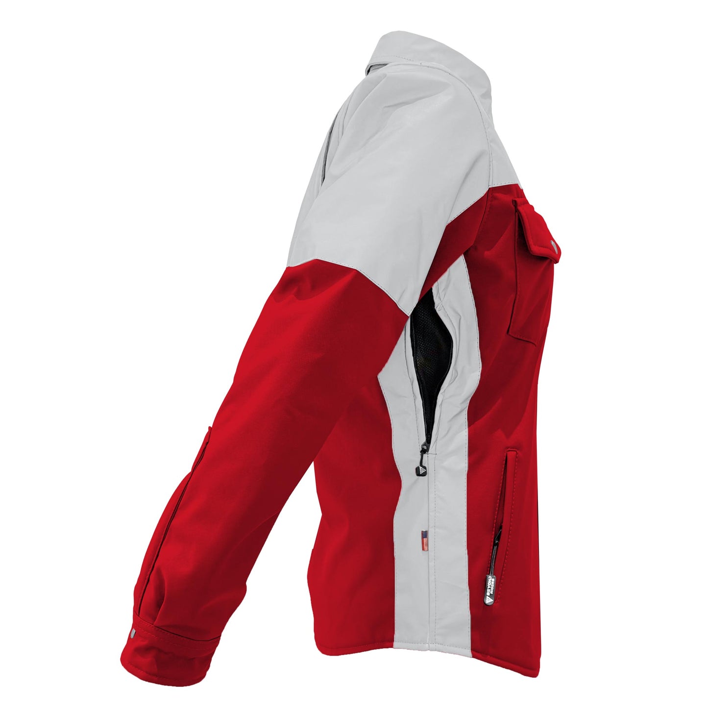 SoftShell Reflective Red Eclipse Winter Jacket for Women - with Pads