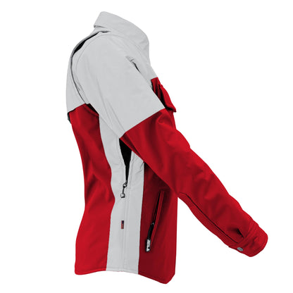 SoftShell Reflective Red Eclipse Winter Jacket for Women - with Pads