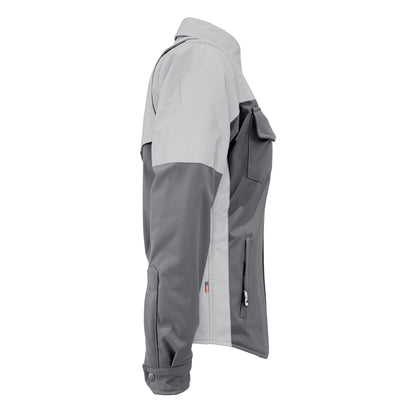 SoftShell Reflective "Twilight Titanium" Winter Jacket for Women - Grey Matte with Pads