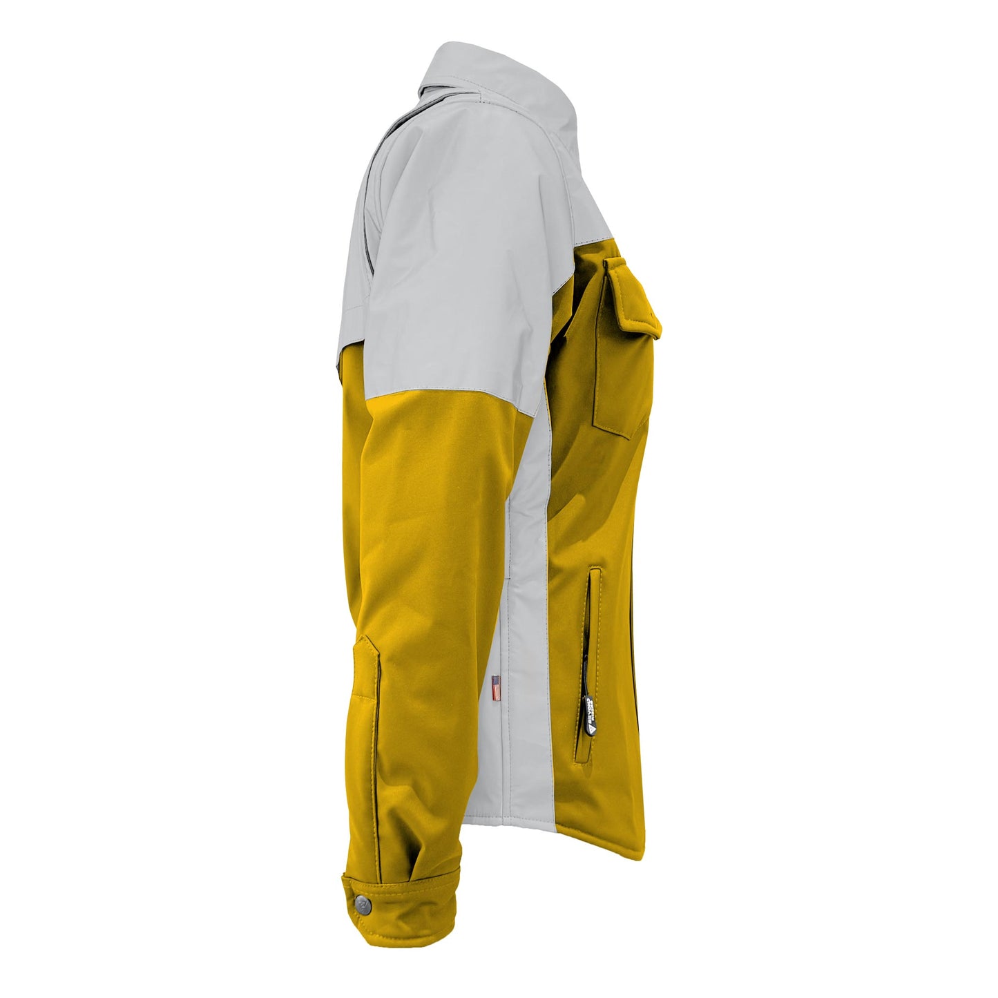 SoftShell Reflective Yellow Eclipse Winter Jacket for Women - with Pads