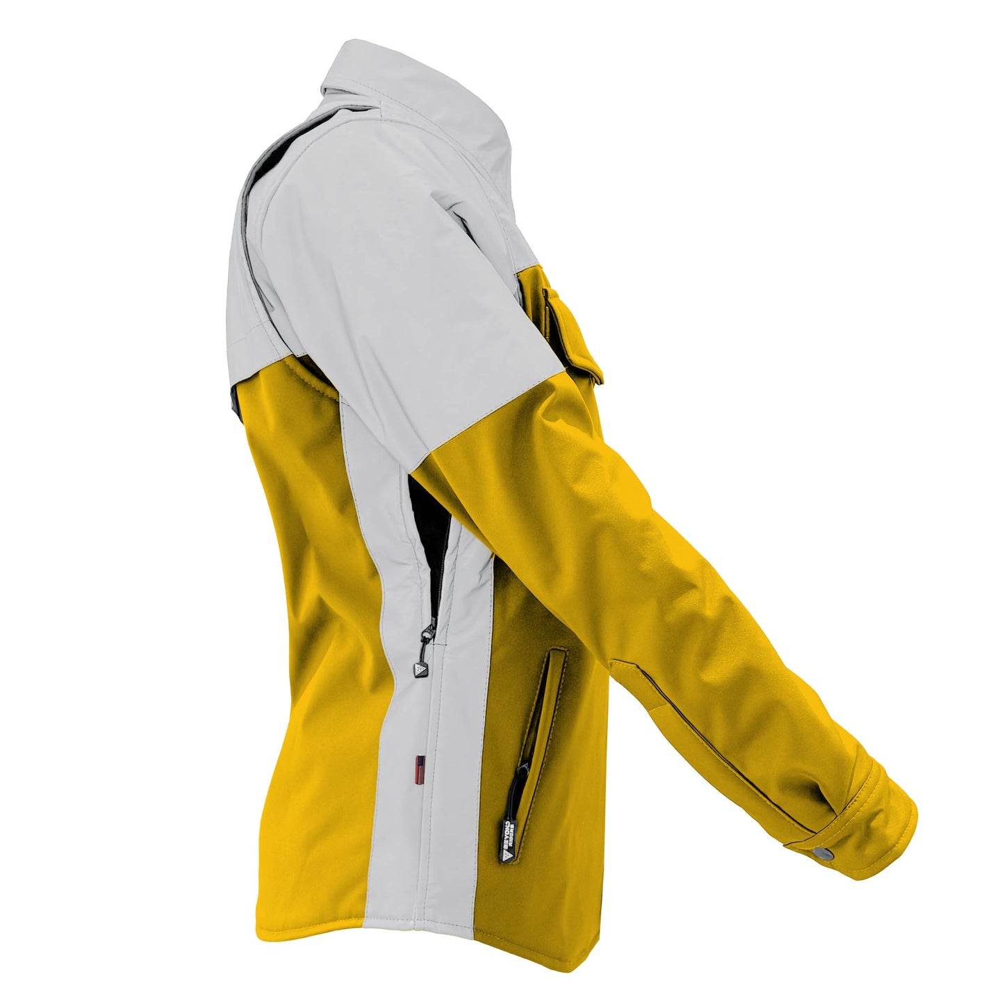 SoftShell Reflective Yellow Eclipse Winter Jacket for Women - with Pads