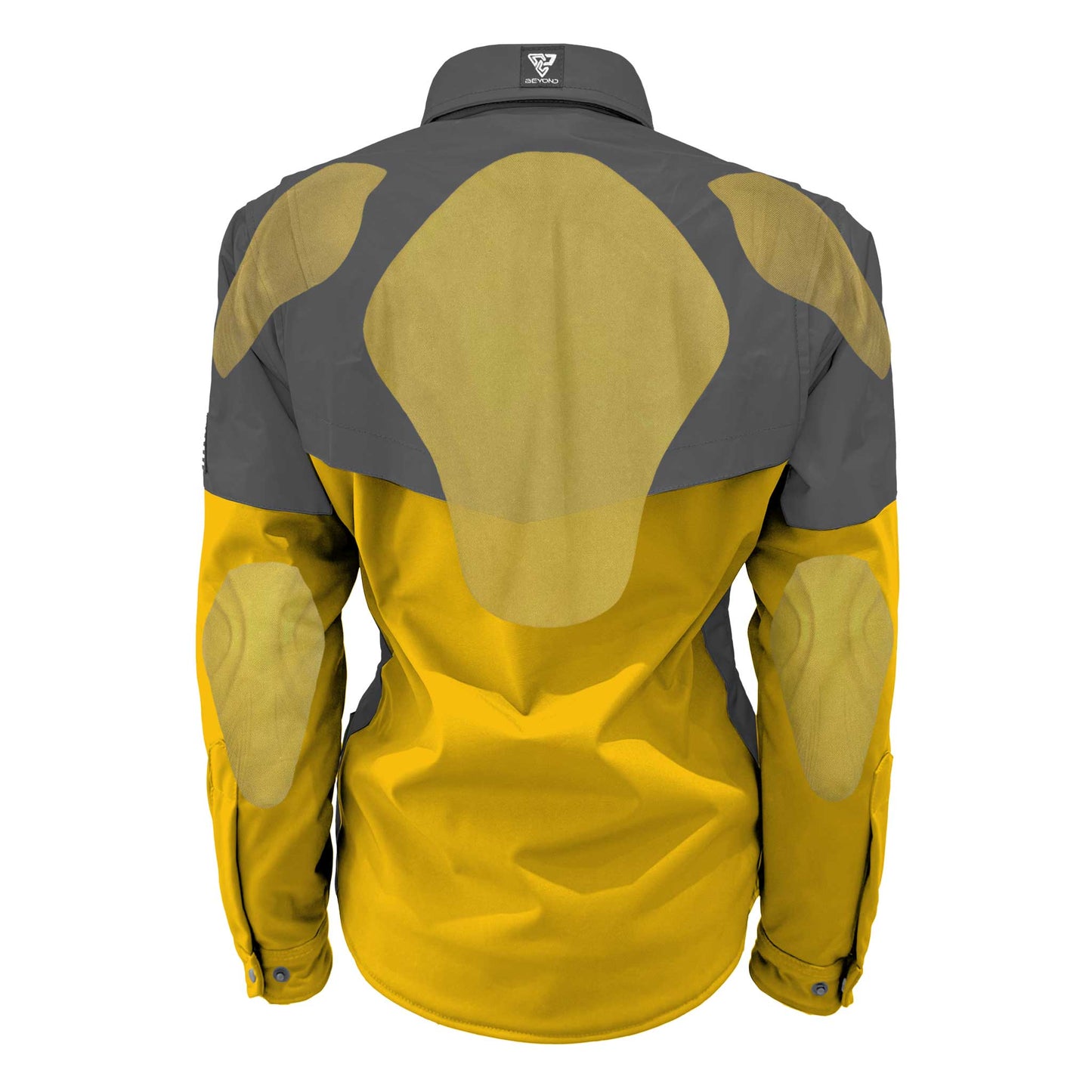 SoftShell Reflective Yellow Nebula Winter Jacket for Women - with Pads