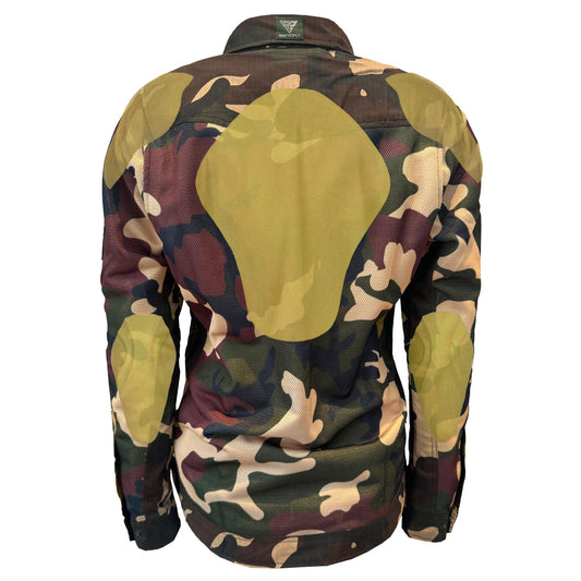 Summer Protective Camouflage Mesh Shirt "Knight Hawk" for Women’s - with Pads