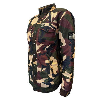 Summer Protective Camouflage Mesh Shirt "Knight Hawk" for Women’s - with Pads