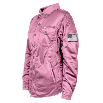 Ultra Protective Shirt for Women - Light Pink Solid with Pads