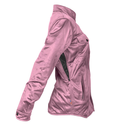 Ultra Protective Shirt for Women - Light Pink Solid with Pads