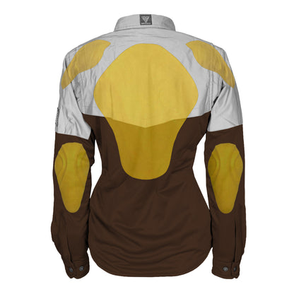 Ultra Reflective Shirt Brown Eclipse for Women - with Pads