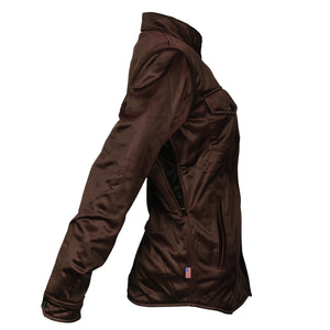‌Ultra Protective Shirt for Women - Brown Solid with Pads