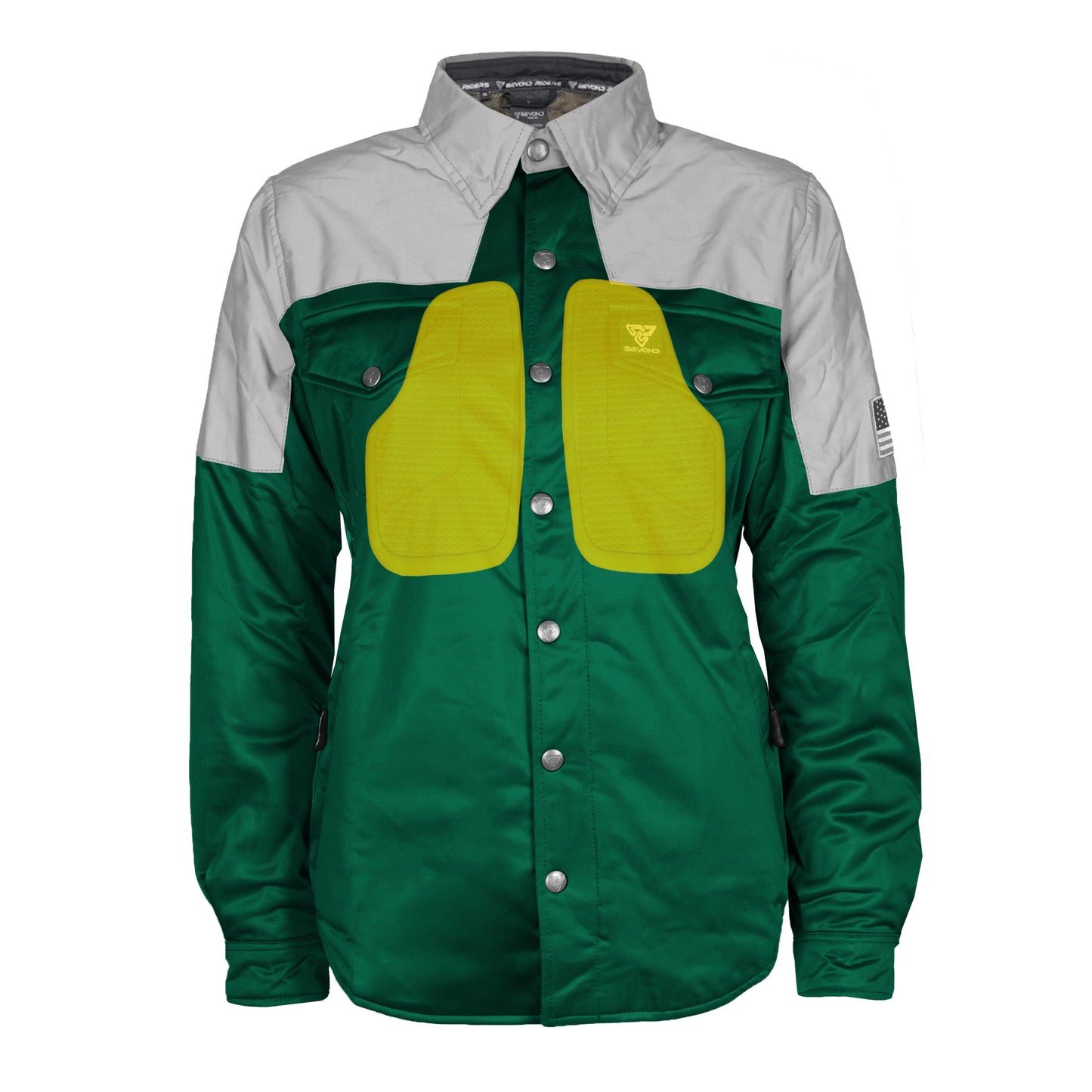 Ultra Reflective Shirt Dark Green Eclipse for Women - with Pads