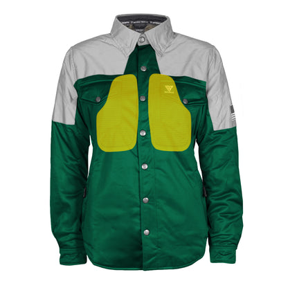 Ultra Reflective Shirt Dark Green Eclipse for Women - with Pads