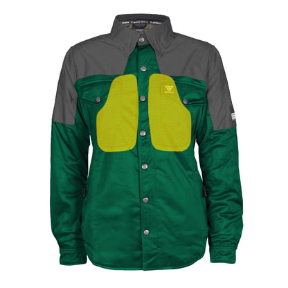 Ultra Reflective Shirt Dark Green Nebula for Women - with Pads