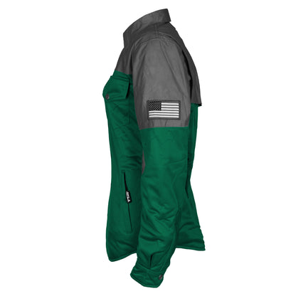 Ultra Reflective Shirt Dark Green Nebula for Women - with Pads