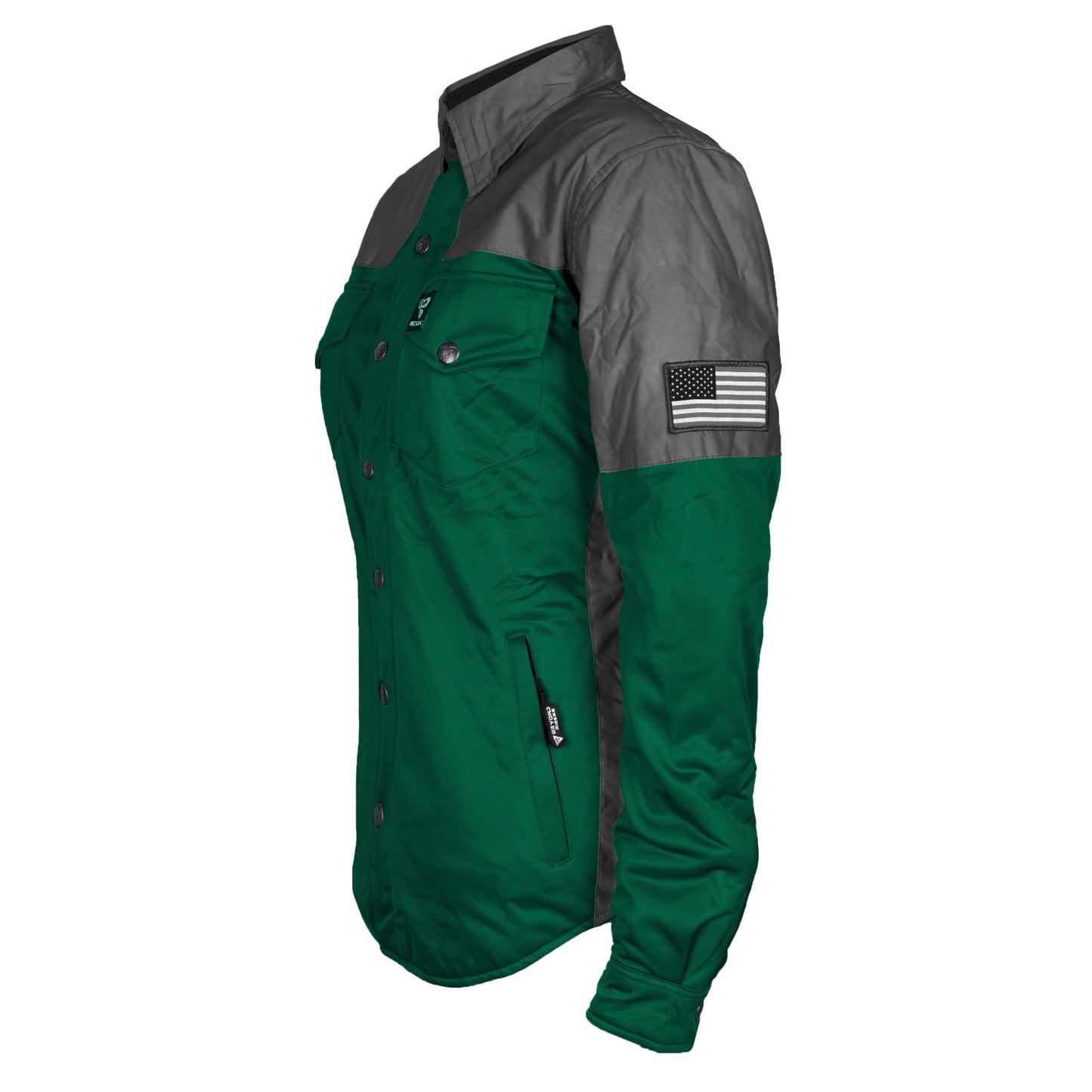 Ultra Reflective Shirt Dark Green Nebula for Women - with Pads