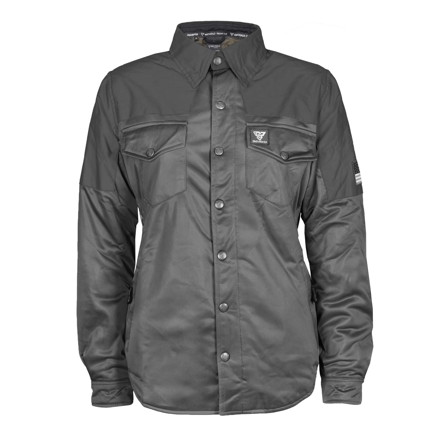 Ultra Reflective Shirt Dark Grey Nebula for Women - with Pads