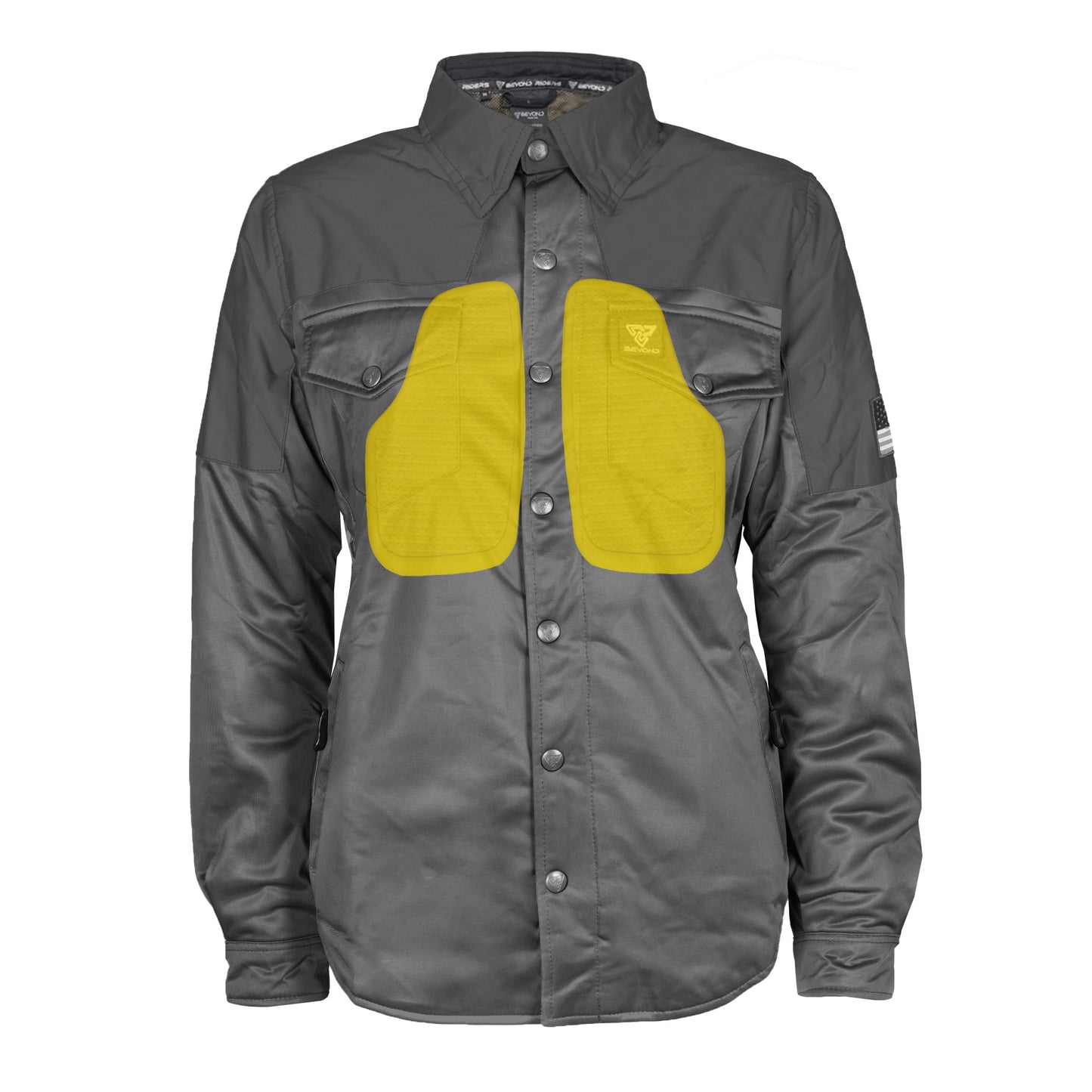 Ultra Reflective Shirt Dark Grey Nebula for Women - with Pads