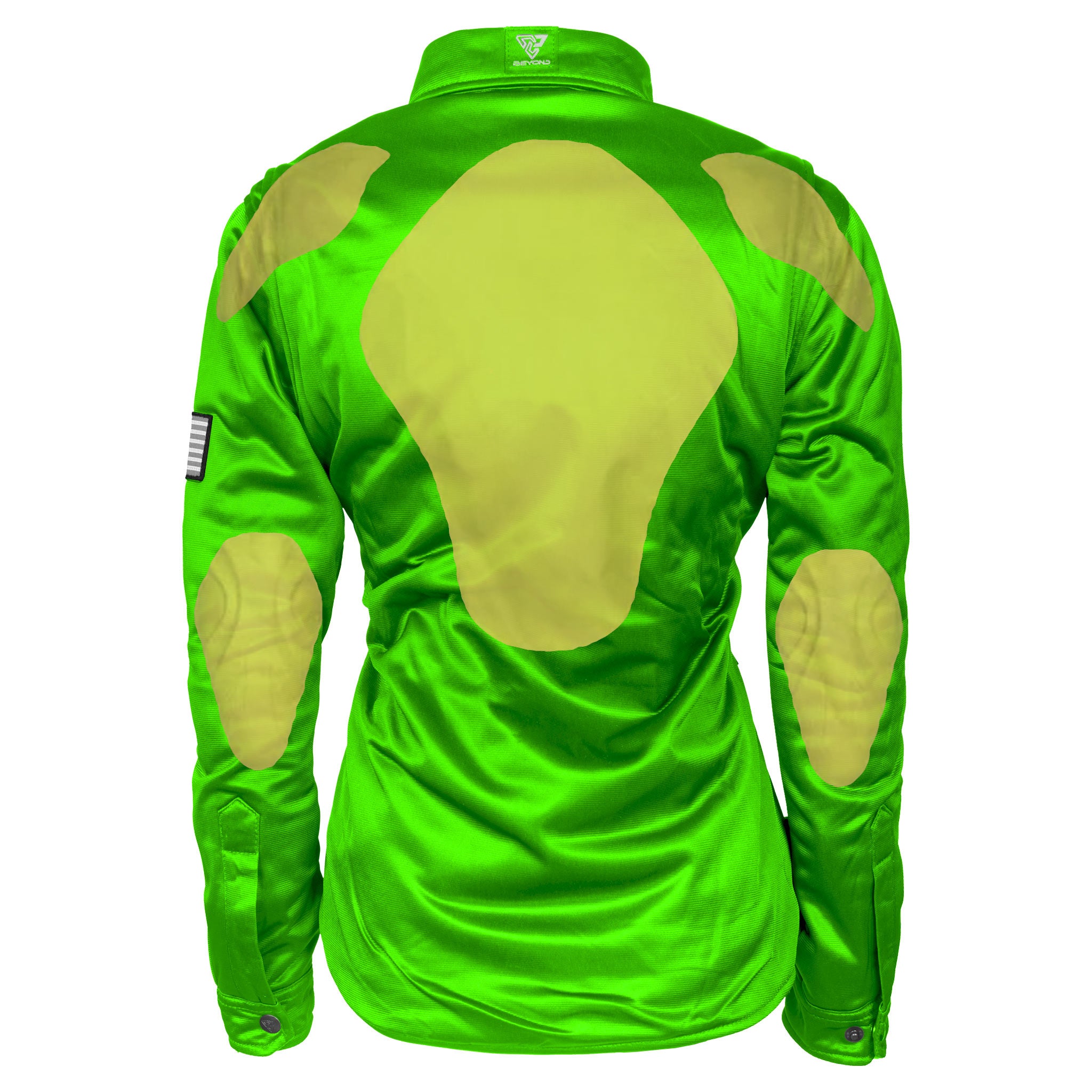 Ultra Protective Shirt for Women - Green Solid with Pads