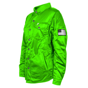 Ultra Protective Shirt for Women - Green Solid with Pads